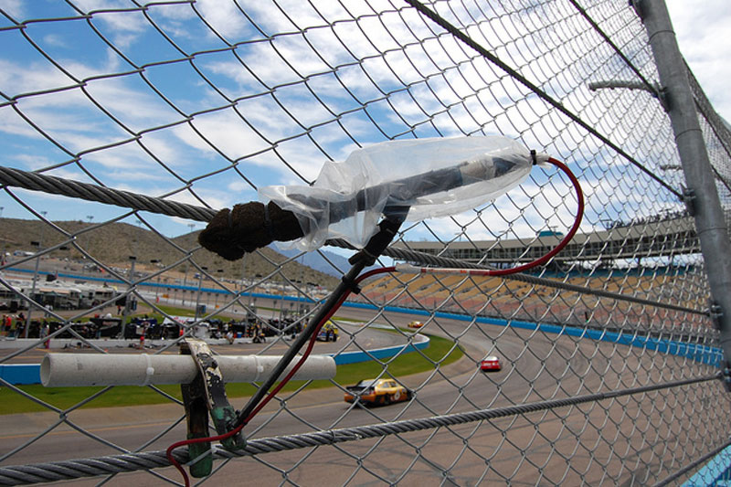 Sports Broadcast Hall of Famer Fred Aldous Instructs CRAS Students During Live NASCAR Phoenix Race